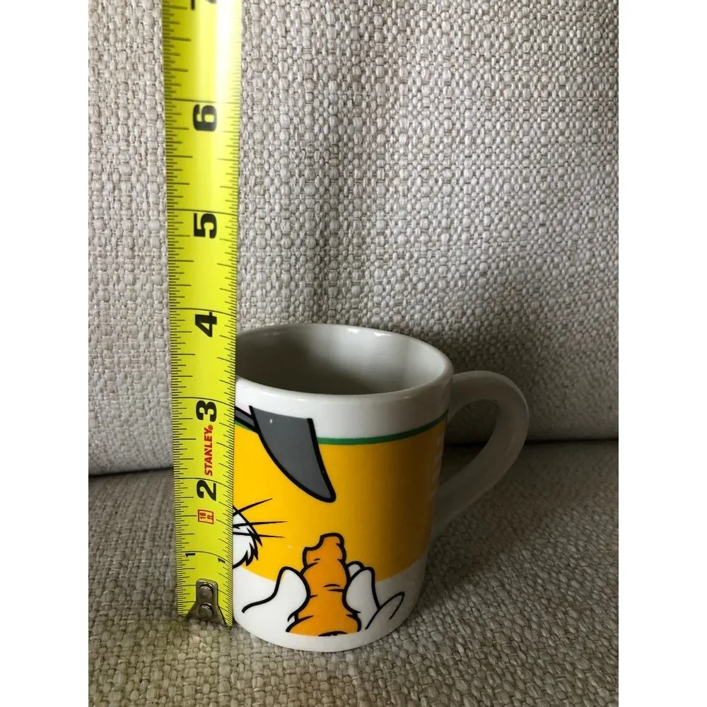Vintage‎ Looney Tunes White Bugs Bunny Coffee Mug Cup Gibson 1998 Warner Bros.